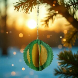 Pétales de Noël vert pomme