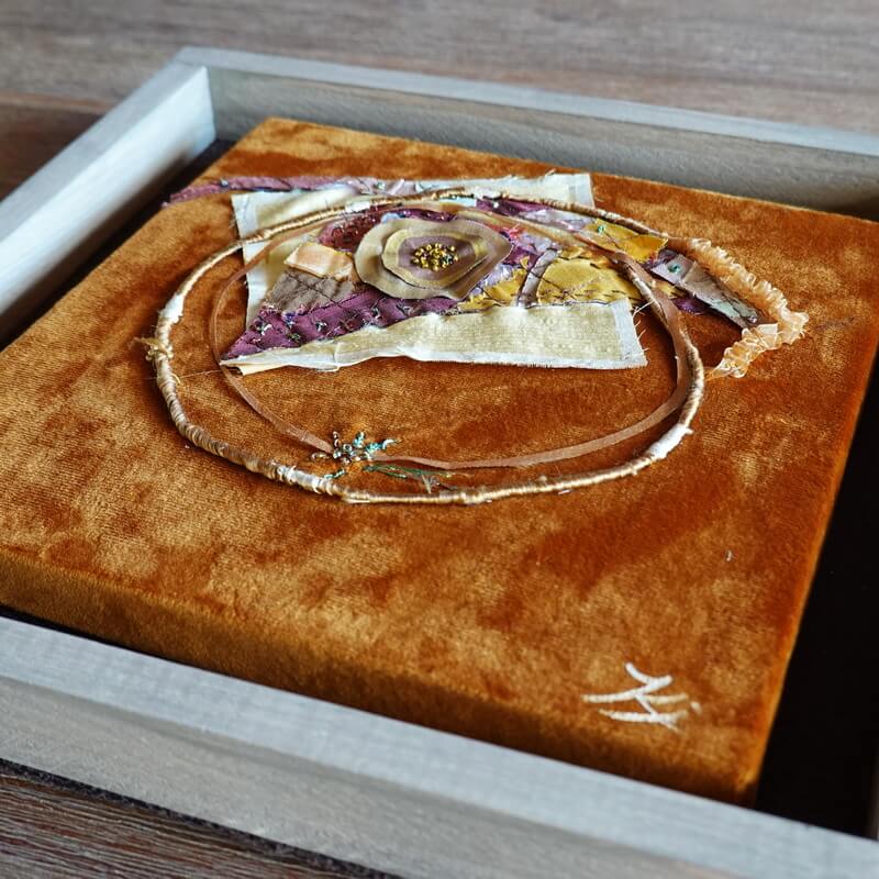 Série de tableaux textiles contemporains S01 – Image 2