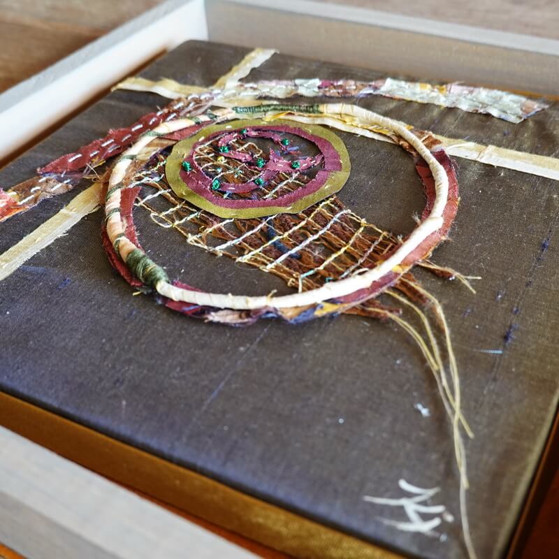 Série de tableaux textiles contemporains S01 – Image 4