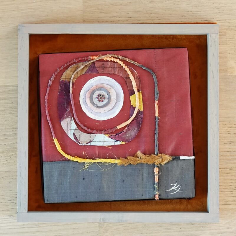 Série de tableaux textiles contemporains S01 – Image 3