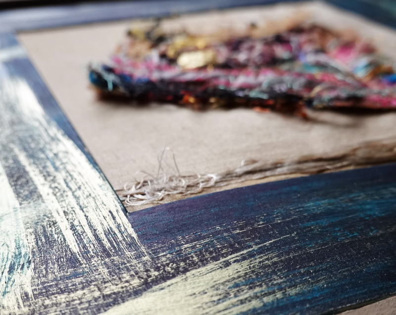 Art textile contemporain aux fibres colorées – Image 3