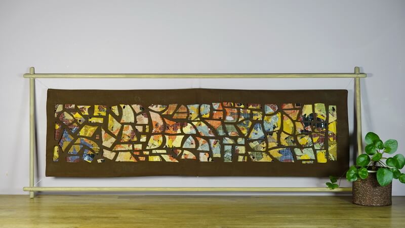 Œuvre textile recto verso – Entre Deux Mondes – Image 5