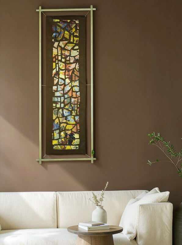 Œuvre textile recto verso – Entre Deux Mondes – Image 7