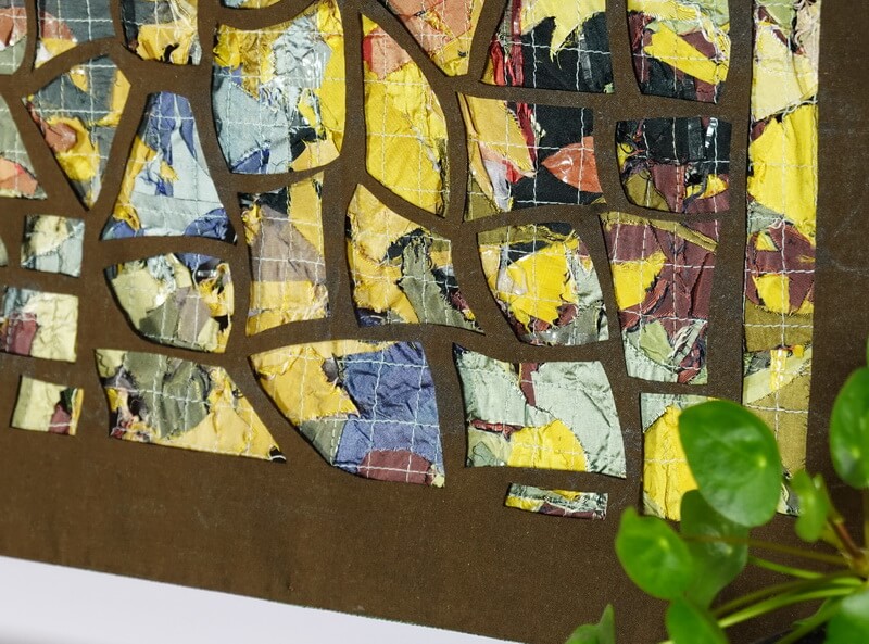 Œuvre textile recto verso – Entre Deux Mondes – Image 6