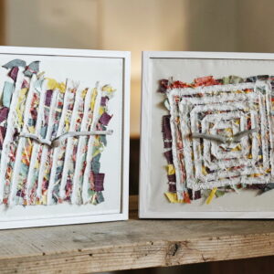 Diptyque textile – Entre flux et centre