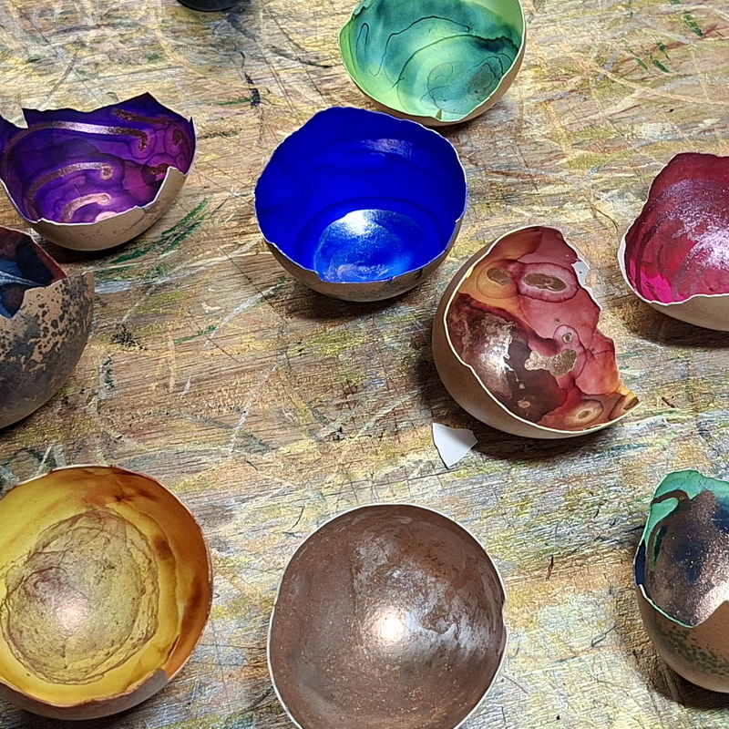Éclosion – œuvre d’art textile contemporain – Image 6